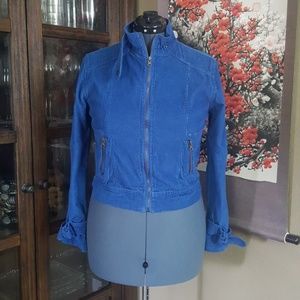 Corduroy moto jacket